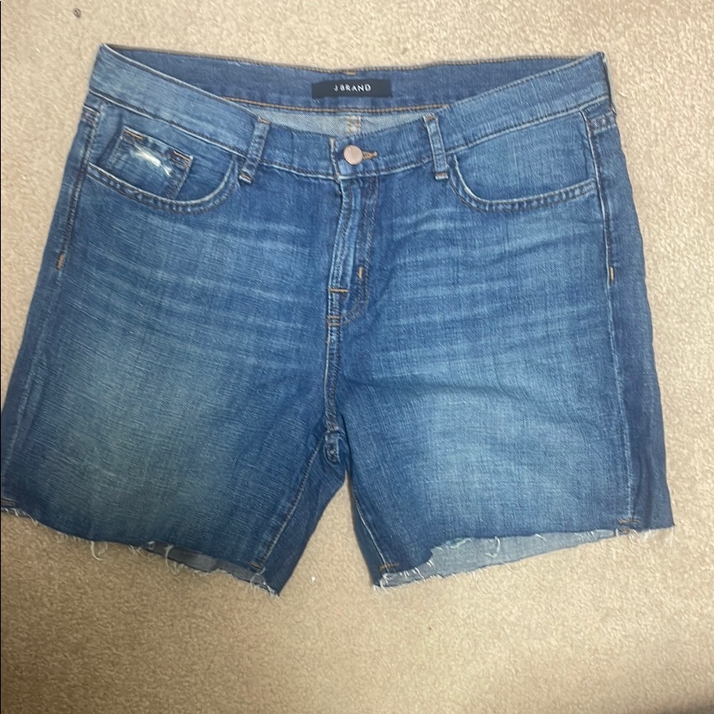 J Brand Blue Denim Joey Shorts
